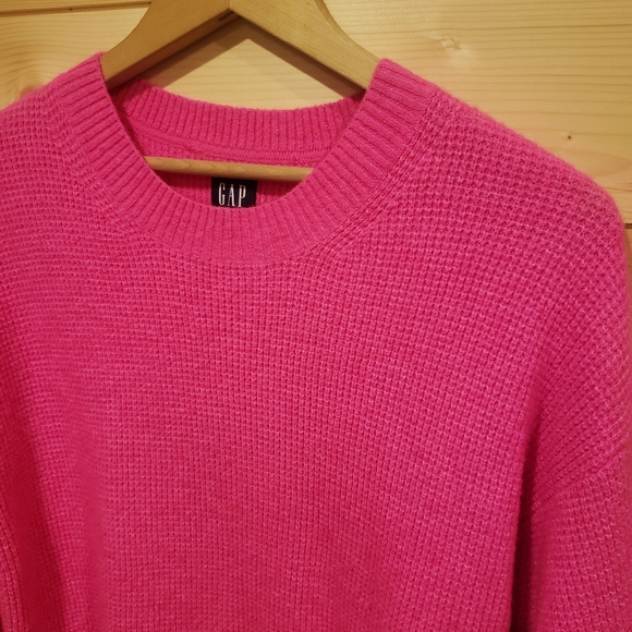 Hot Pink Pullover Crewneck - Picture 7 of 13